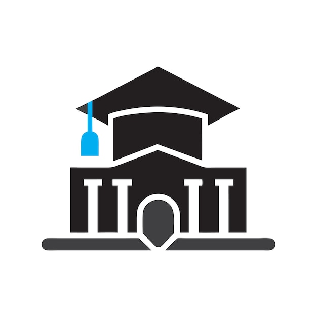 diseño de logotipo académico vectorial gratuito