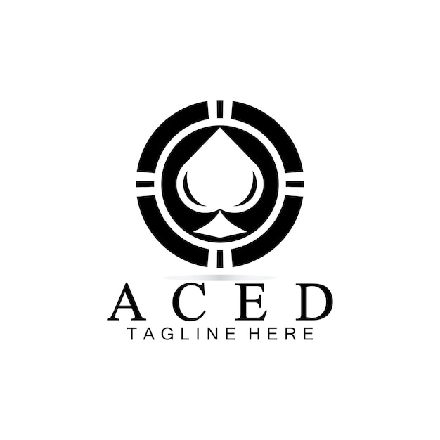 Diseño del logotipo de Ace para Casino Poker Negocio Juego de cartas Speculate etcvector