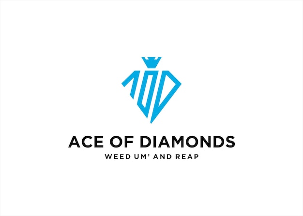 Vector diseño del logotipo de ace