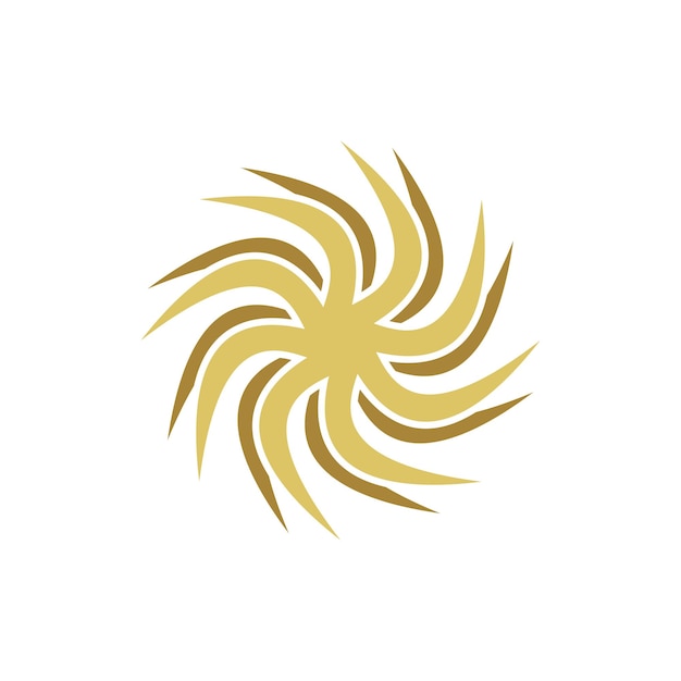Diseño de logotipo de adorno elegante abstracto