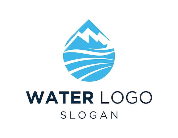 Diseño del logotipo del agua