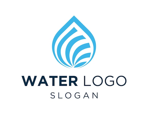 Diseño del logotipo del agua