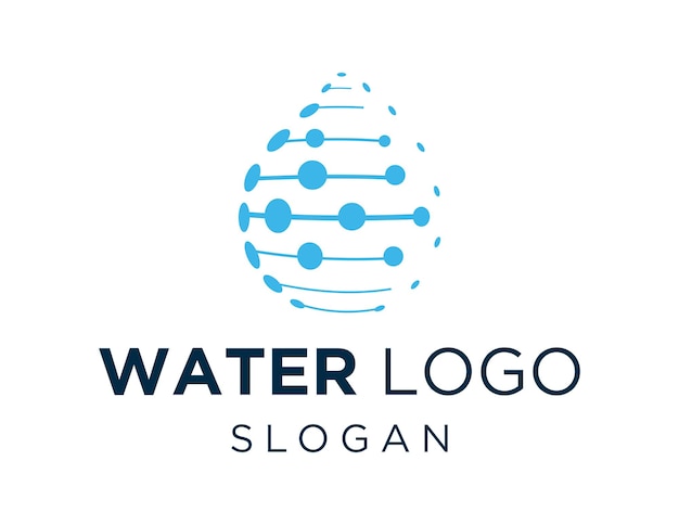 Diseño del logotipo del agua