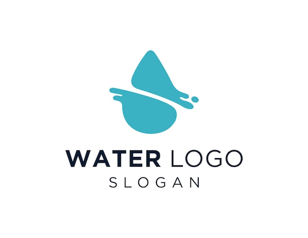 Diseño del logotipo del agua