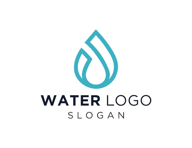 Diseño del logotipo del agua