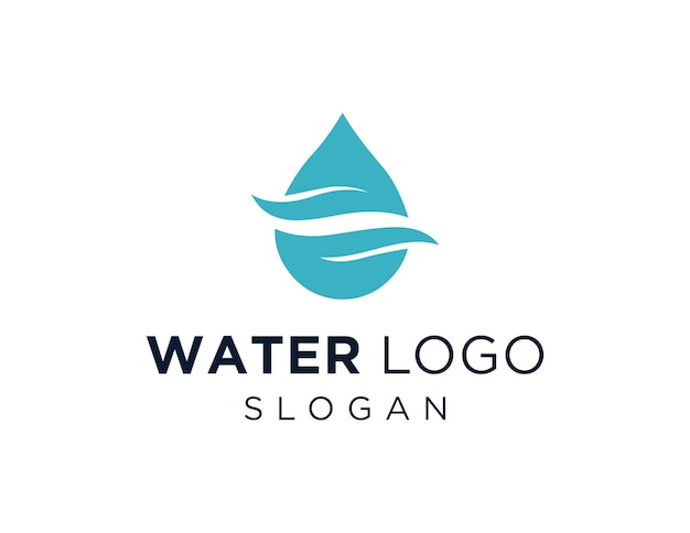 Diseño del logotipo del agua