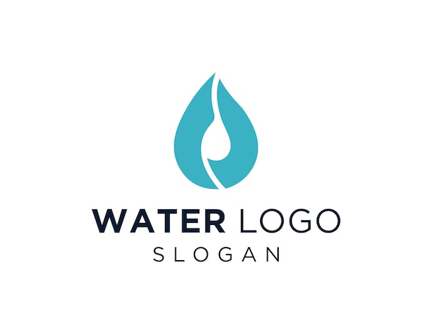 Diseño del logotipo del agua