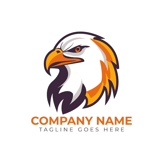 Diseño del logotipo del águila en Adobe Illustrator