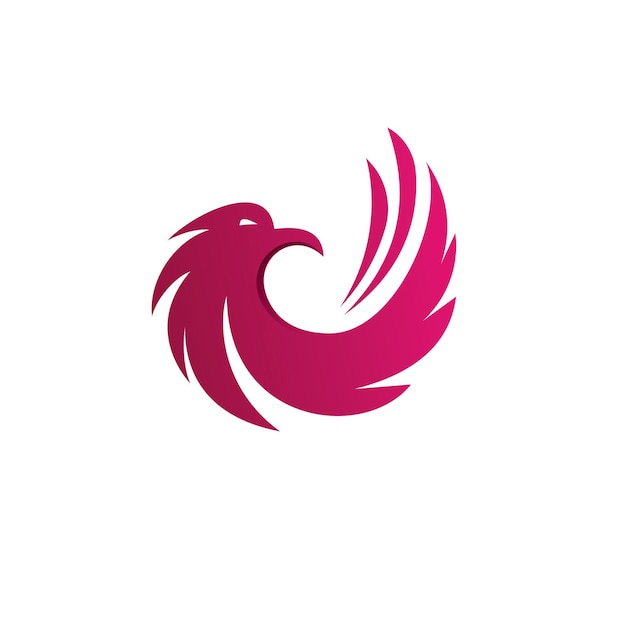 Diseño del logotipo del águila El logotipo del aguila en negrita representa la libertad, la fuerza, el movimiento y la elegancia.