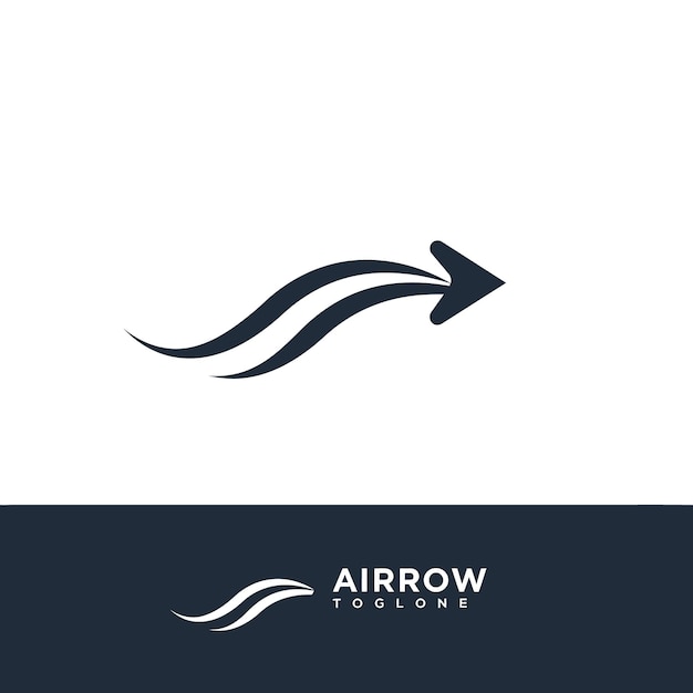 Diseño del logotipo de Airrow