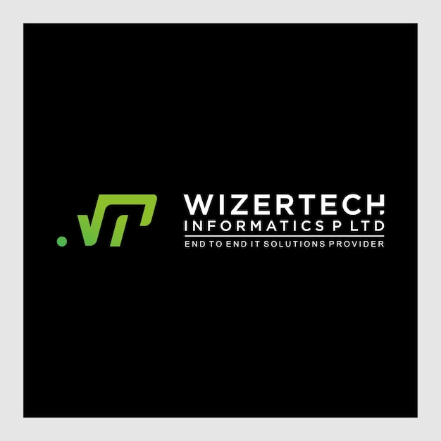Diseño del logotipo del alfabeto del texto de la letra del monograma de las iniciales WI