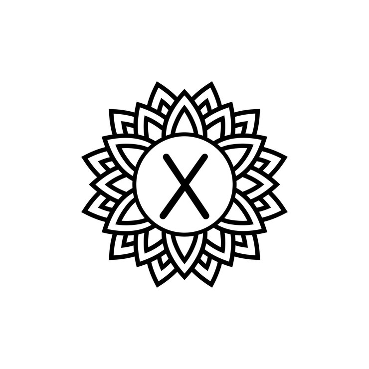 Vector diseño del logotipo del alfabeto