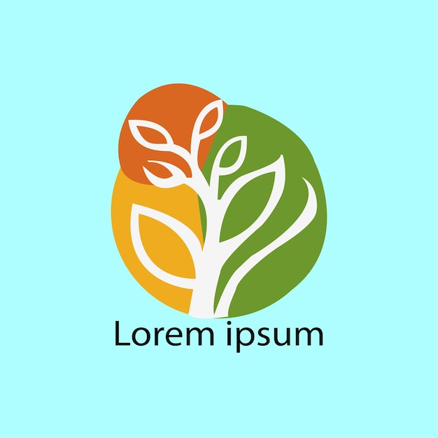 diseño del logotipo de los alimentos orgánicos