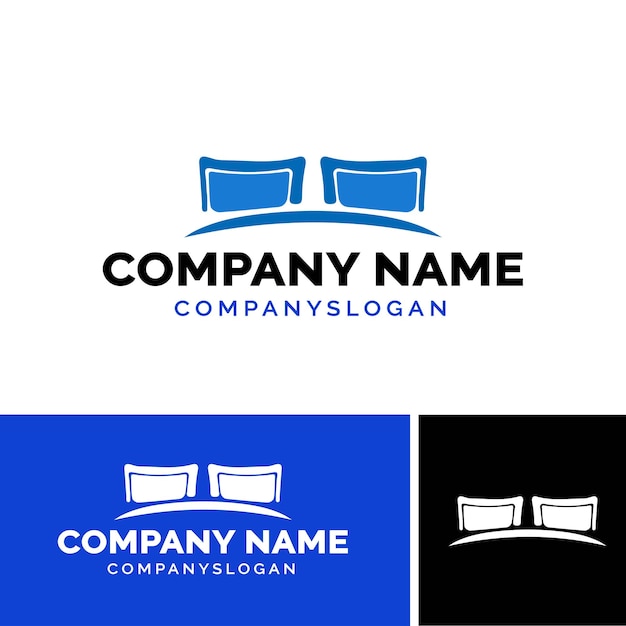 Diseño del logotipo de la almohada