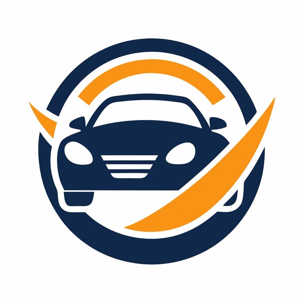 diseño de logotipo de alquiler de automóviles concepto de arte vectorial e ilustración