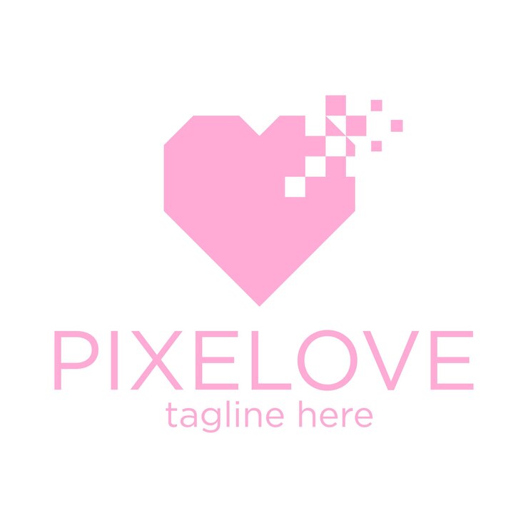 Vector el diseño del logotipo del amor