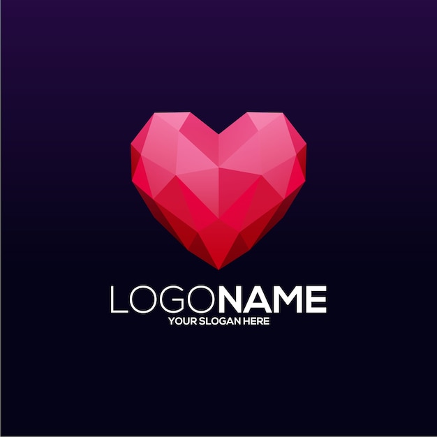 Diseño de logotipo de amor