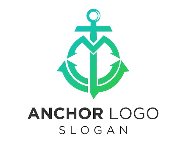 Diseño de logotipo de anclaje