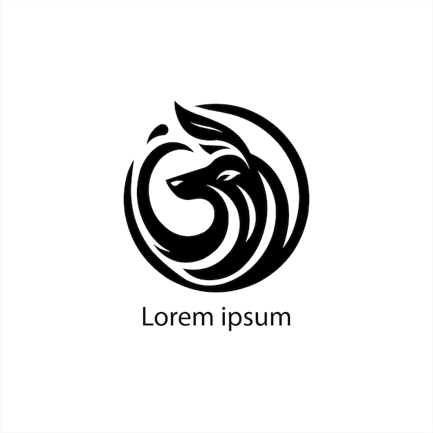 un diseño de logotipo de animal para la marca