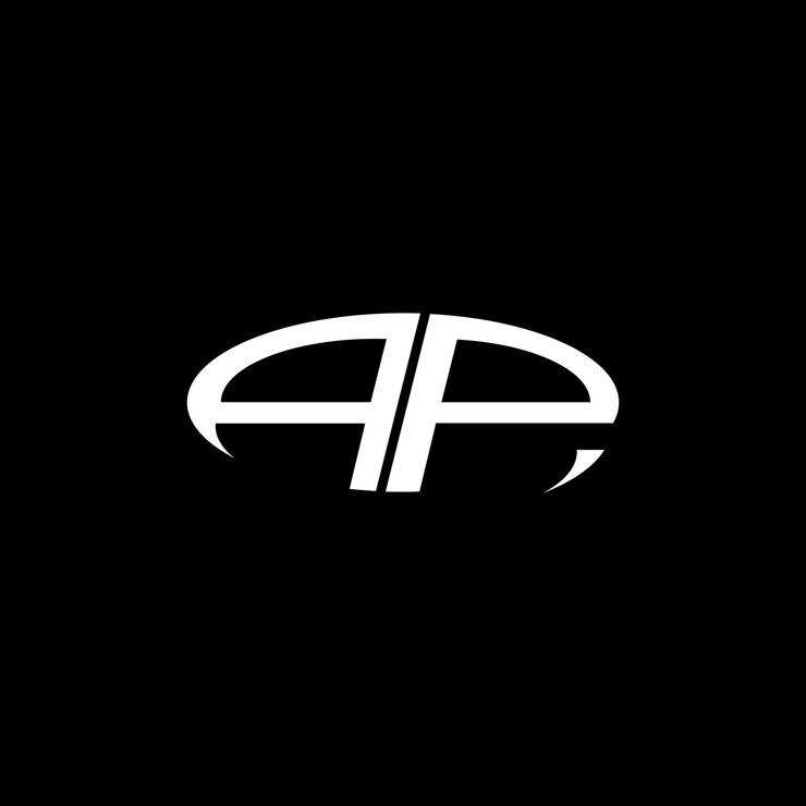 Diseño del logotipo de AP AP logotipo simple y moderno AP diseño de alfabeto de lujo