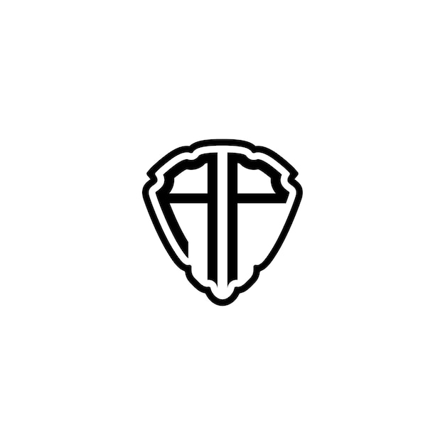 El diseño del logotipo AP monograma letra texto nombre símbolo monocromo logotipo carácter alfabeto logotipo simple