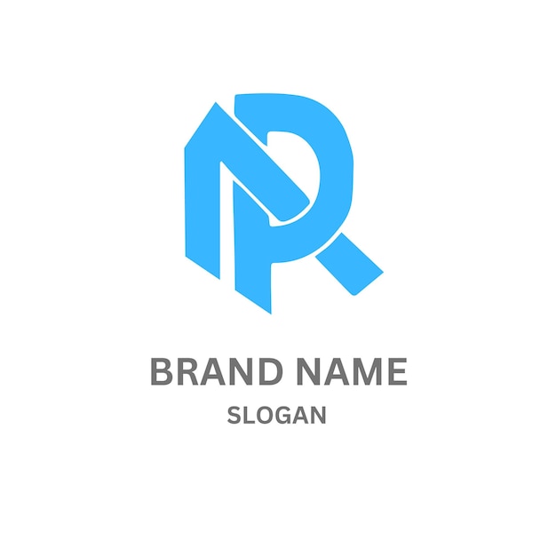 Diseño del logotipo AP226 de la letra AP