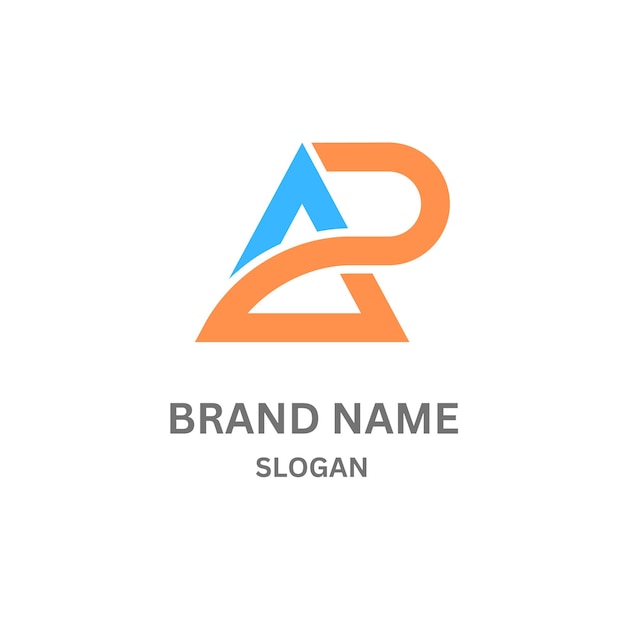 Diseño del logotipo AP233 de la letra AP