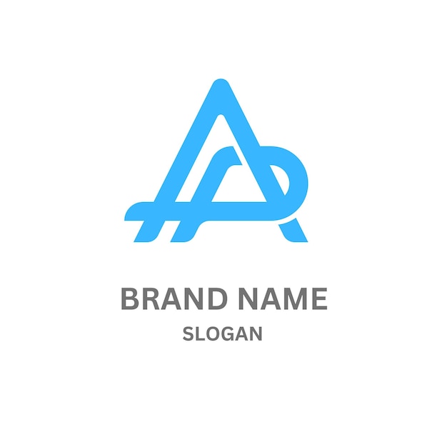 El diseño del logotipo AP529 de la letra AP