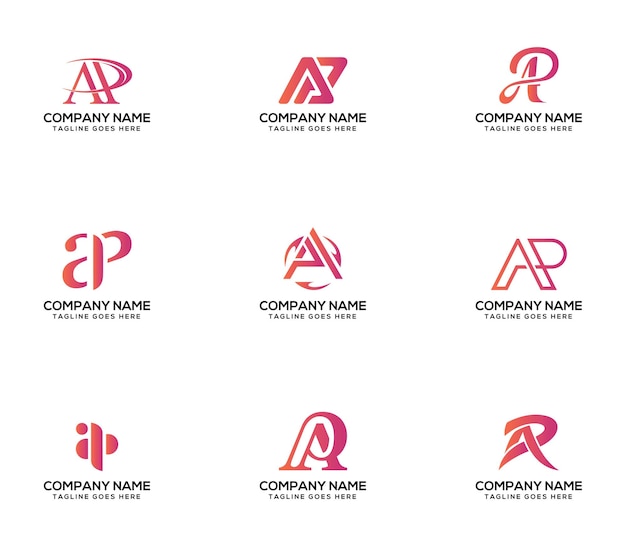 diseño de logotipo AP