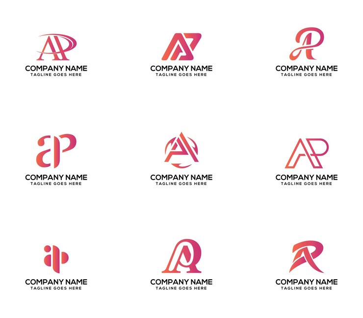 diseño de logotipo AP