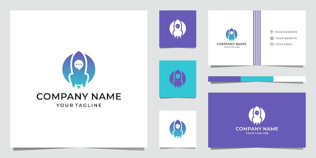 Diseño de logotipo de la aplicación Rocket Chat 3