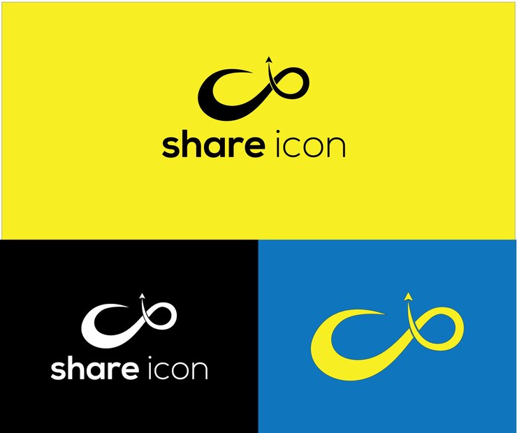 Diseño del logotipo de la aplicación S para compartir datos móviles