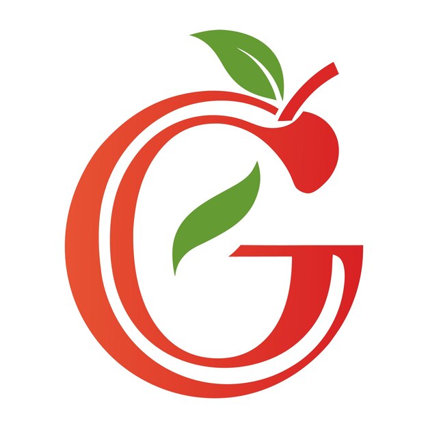 Diseño del logotipo de Apple G Amplificador moderno Vector minimalista JPG