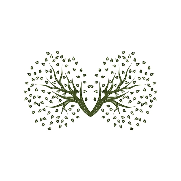 Diseño del logotipo del árbol Jardín de juegos Vector Educación Icono del árbol