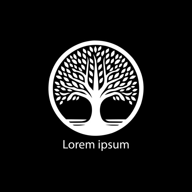 diseño del logotipo del árbol
