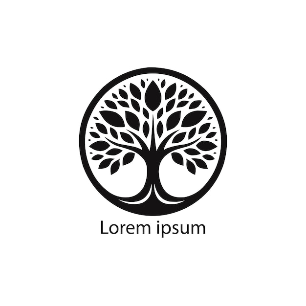 diseño del logotipo del árbol