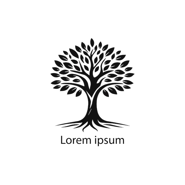 diseño del logotipo del árbol