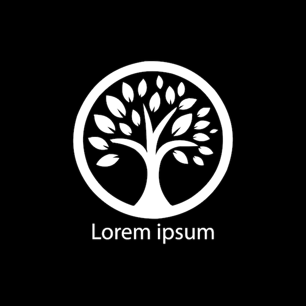 diseño del logotipo del árbol