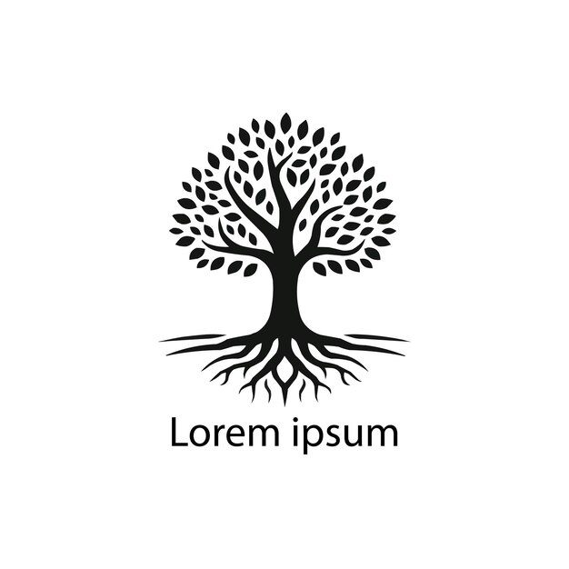 diseño del logotipo del árbol