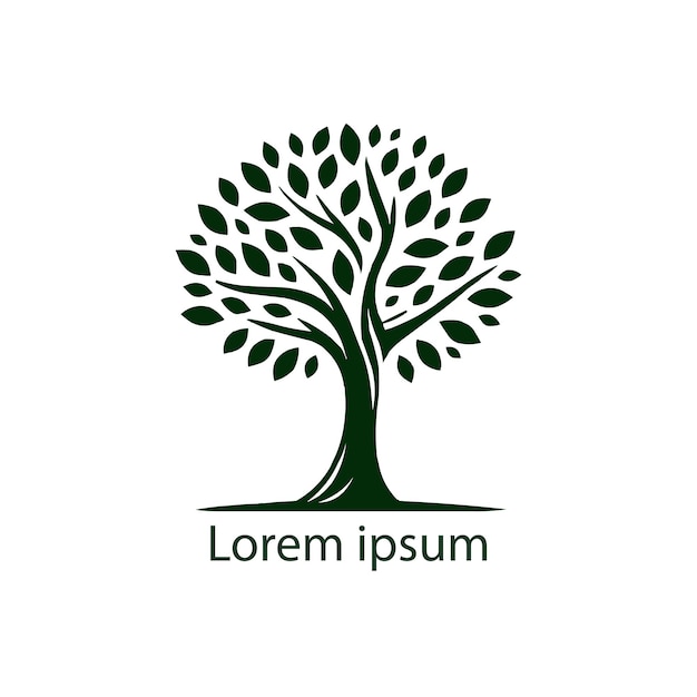 diseño del logotipo del árbol