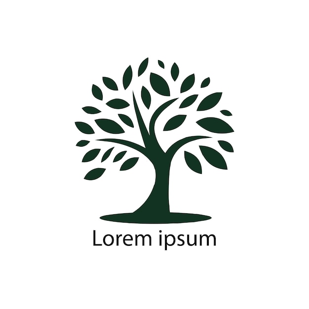 diseño del logotipo del árbol