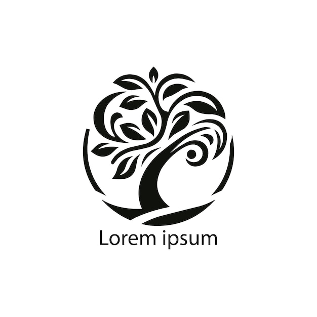 Diseño del logotipo del árbol