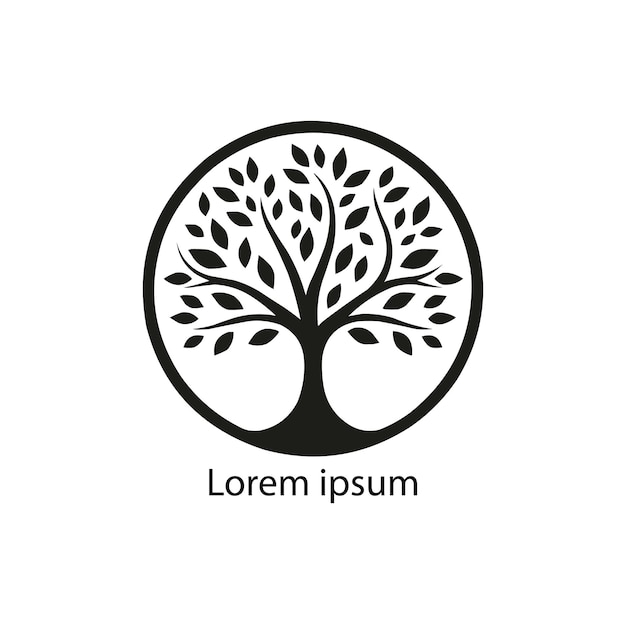 Diseño del logotipo del árbol