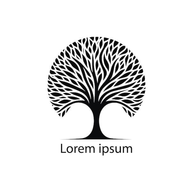 Diseño del logotipo del árbol