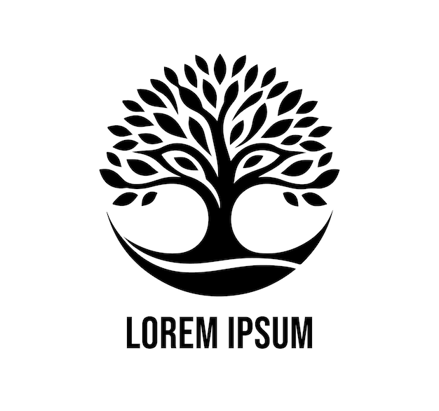 Diseño de un logotipo de árbol