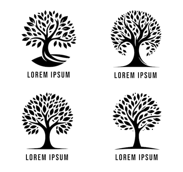 Diseño de un logotipo de árbol