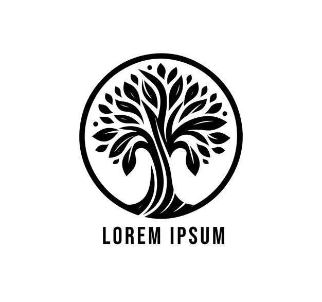 Diseño de un logotipo de árbol
