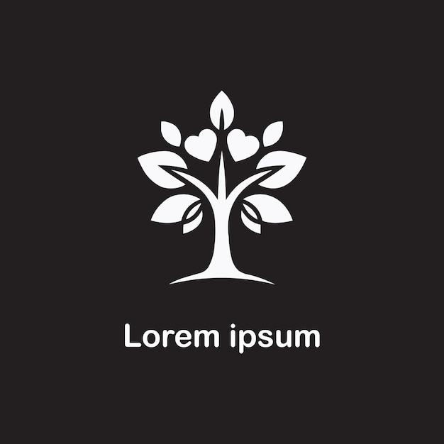 Diseño de logotipo de árbol