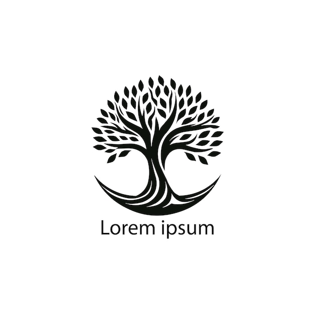 diseño del logotipo del árbol