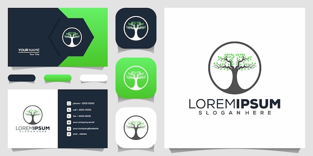Diseño del logotipo del árbol